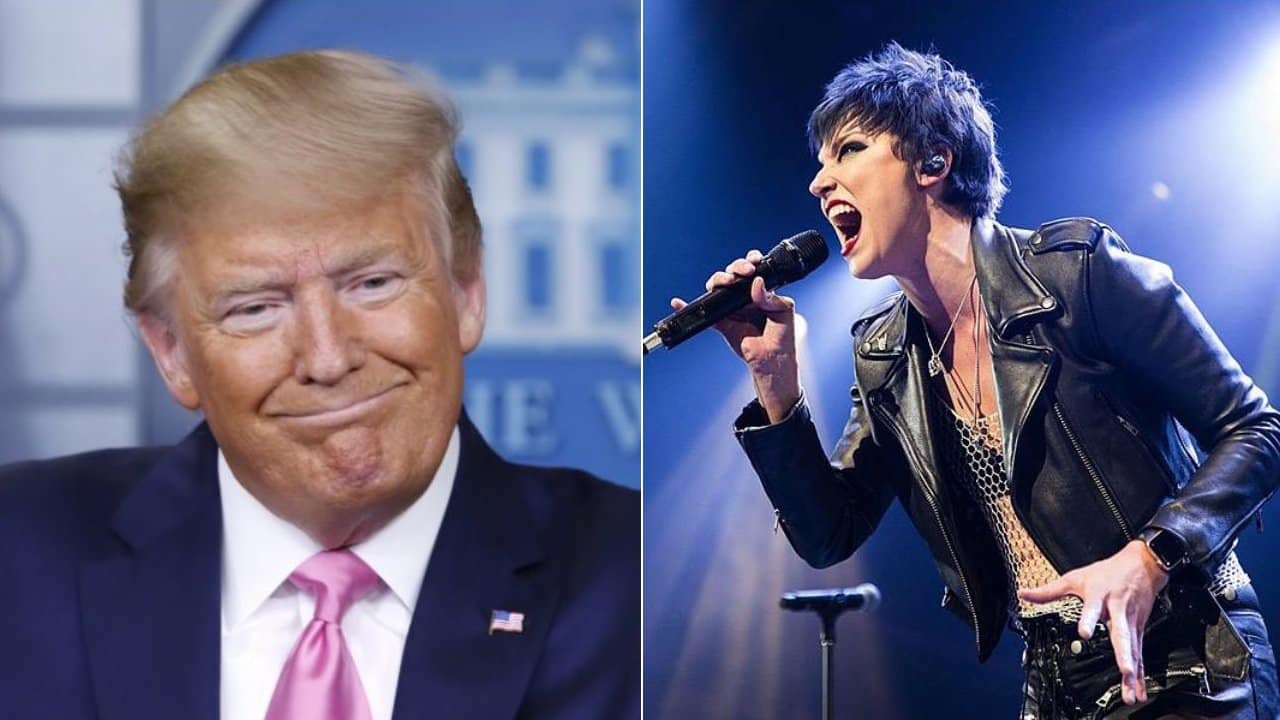 Donald Trump and Lzzy Hale