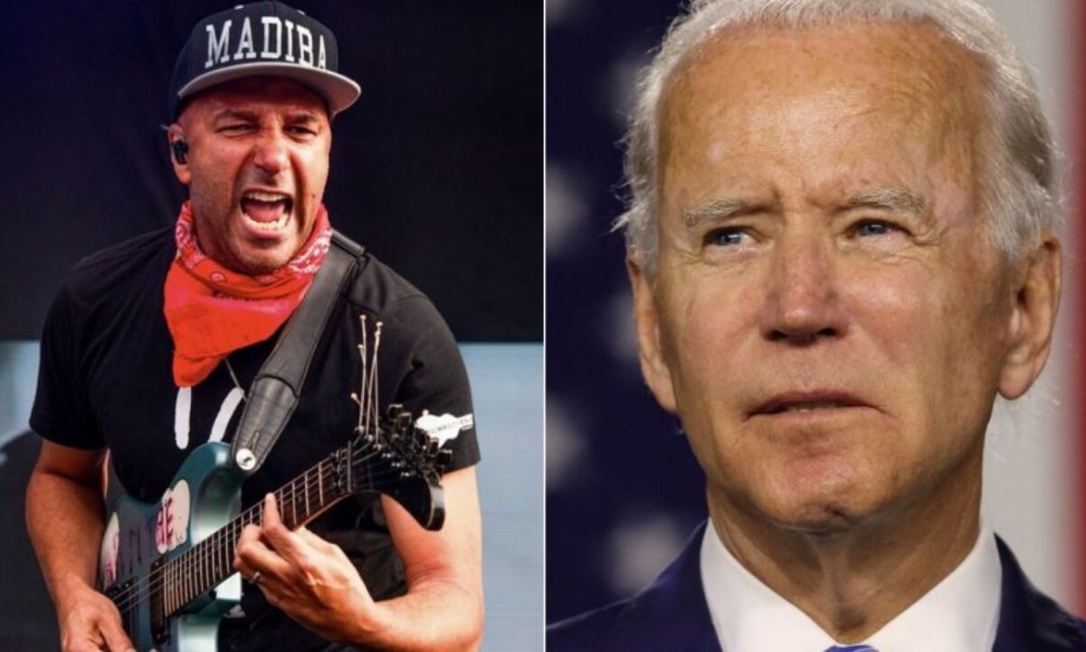 Ratm S Tom Morello Blasts Joe Biden But Somehow We Found Money To Bomb Syria