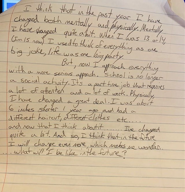 Dave Grohl Reveals 9th Grade Assignment That Proves He Is A 'Man'