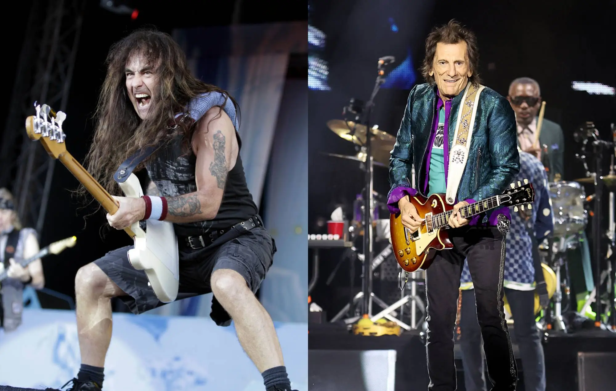 Iron-Maidens-Steve-Harris-and-The-Rolling-Stones-Ronnie-Wood